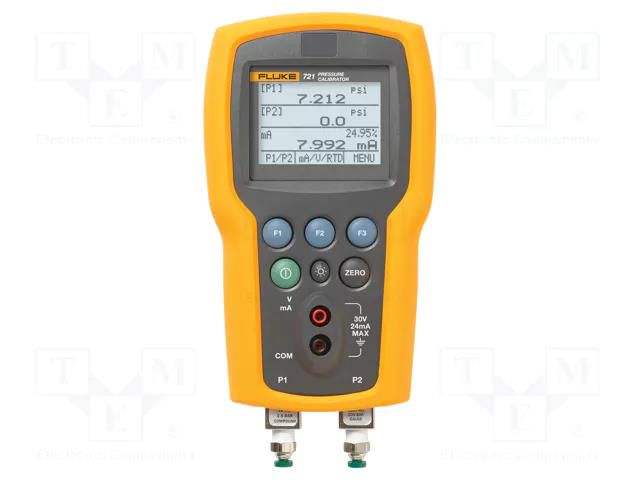 Meter: calibrator; pressure; Pressure measur.resol: 0.0001bar FLUKE FLK-721-3610