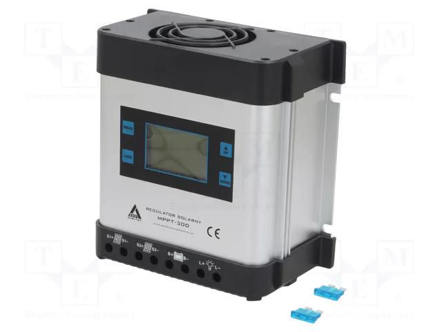 Charging regulator; 30A; -40÷50°C; Features: digital display AZO DIGITAL SOL-30A-MPPT-LCD