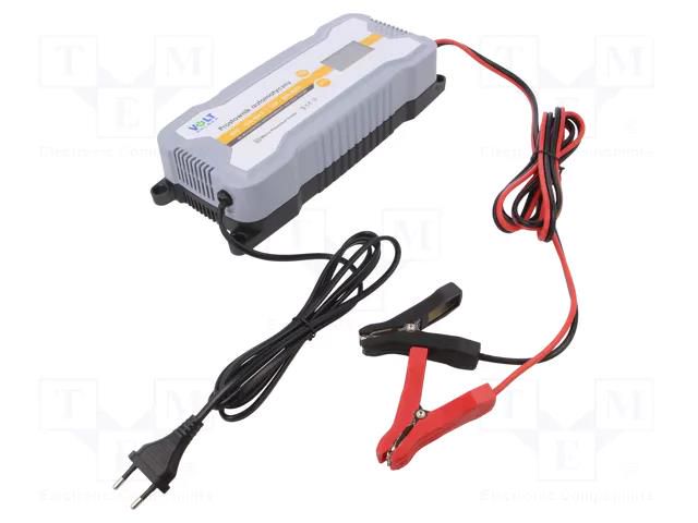 Charger: for rechargeable batteries; 12/24V; 20A; 20÷200Ah; IP65 VOLT POLSKA PA-12/24V-20A-LCD