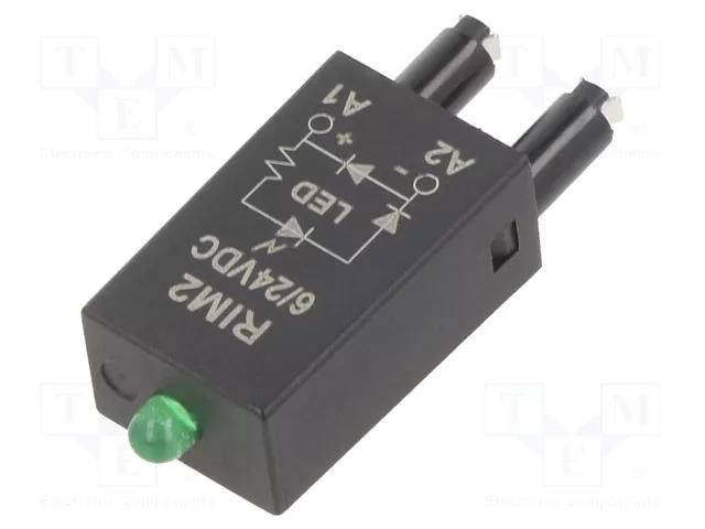 LED module; 24VDC; RCI,RCM WEIDMÜLLER RIM-2-6/24VDC