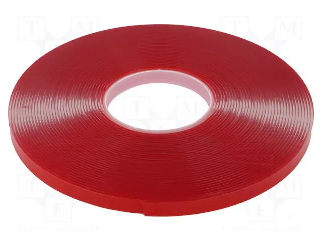 Tape: fixing; W: 12mm; L: 16.5m; Thk: 2mm; double-sided; acrylic IPT 7020-12MM-16.5M