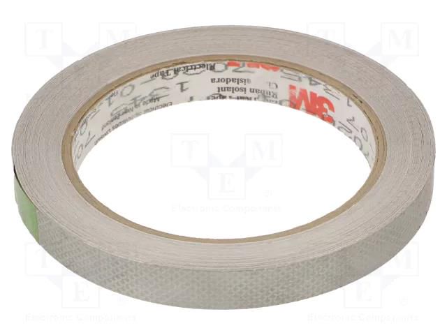 Tape: shielding; W: 12mm; L: 16.5m; Thk: 0.101mm; acrylic; copper 3M 3M-1345-12-16.5