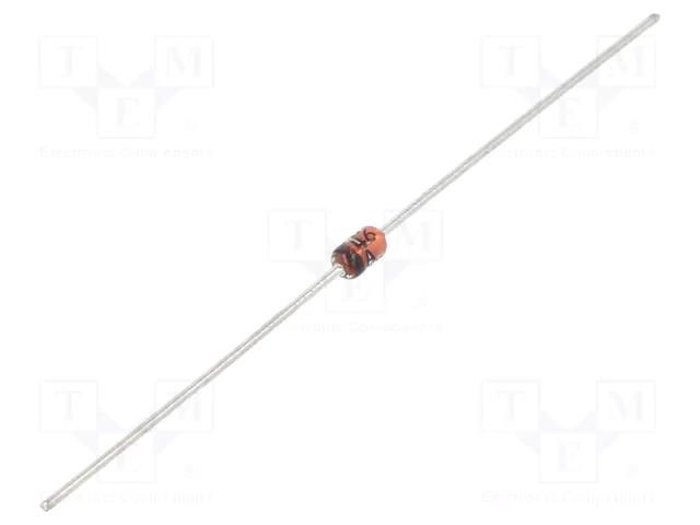 Diode: Zener; 1W; 18V; bulk; DO41; single diode; 5uA; 1N47xxA ONSEMI 1N4746A