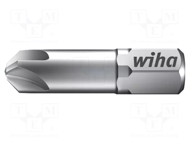 Screwdriver bit; Torq-Set®; TS6; 1/4"; Overall len: 25mm; ZOT WIHA WIHA-22593