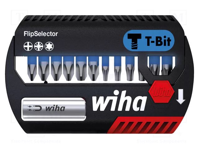 Kit: screwdriver bits; plastic cassette; Holder: C6,3mm; 25mm WIHA WIHA.41824