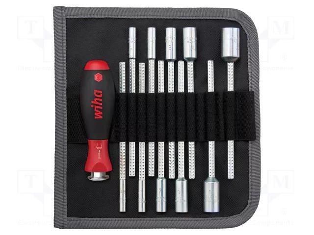 Kit: screwdrivers; 6-angles socket; SYSTEM 6; 12pcs. WIHA WIHA.27713