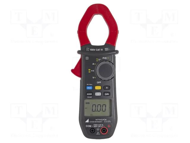 Meter: multifunction; digital,pincers type; Øcable: 34mm; LCD GOSSEN METRAWATT GM-M312J