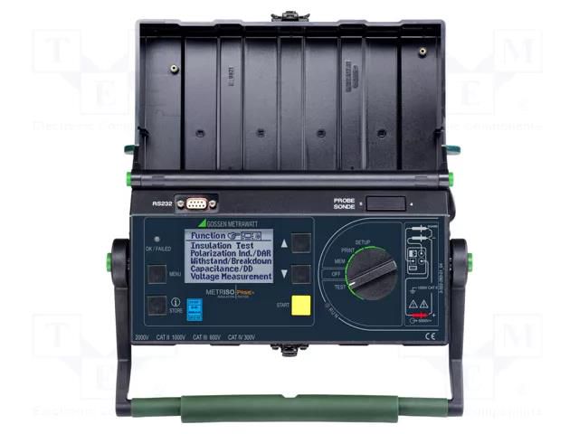 Meter: insulation resistance; LCD; VAC: 50÷1000V; VDC: 50÷5000V GOSSEN METRAWATT GM-M5000