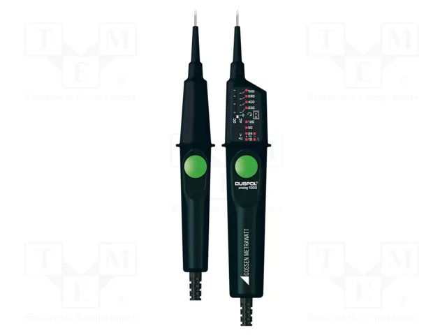 Tester: electrical; VAC: 12÷1000V; 0÷60Hz; VDC: 12÷1000V; IP65 GOSSEN METRAWATT GM-M611D