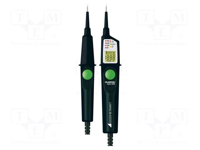 Tester: electrical; LCD; VAC: 1÷1000V; VDC: 6÷1200V; True RMS AC GOSSEN METRAWATT GM-M611F