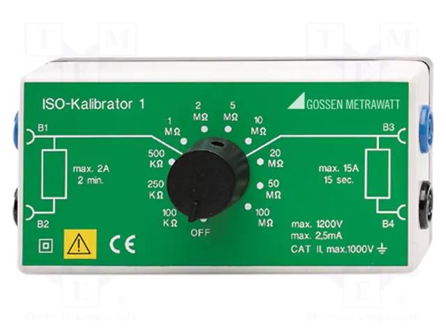 Calibration adapter; 100kΩ÷100MΩ; IP50 GOSSEN METRAWATT GM-M662A