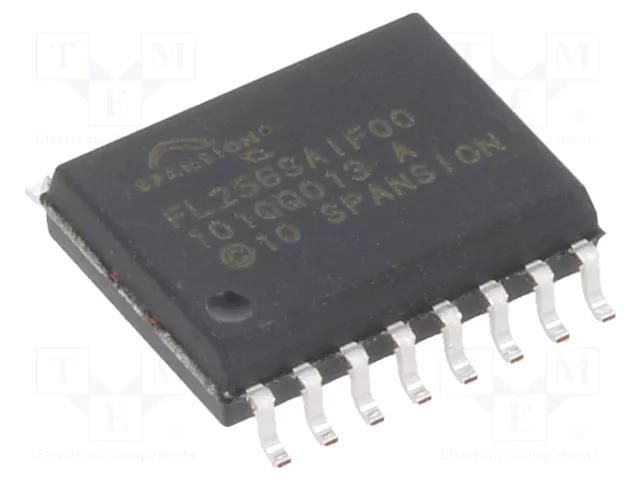 IC: FLASH memory; 256MbFLASH; SPI; 133MHz; 2.7÷3.6V; SO16; serial INFINEON (CYPRESS) S25FL256SAGMFI000