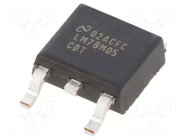 IC: voltage regulator; linear,fixed; 5V; 0.5A; TO252; SMD; tube TEXAS INSTRUMENTS LM78M05CDT/NOPB