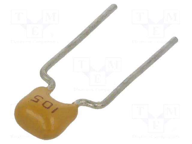 Capacitor: ceramic; 1uF; 50V; Y5V; ±20%; THT; 5mm SR PASSIVES CCT-1U/50V