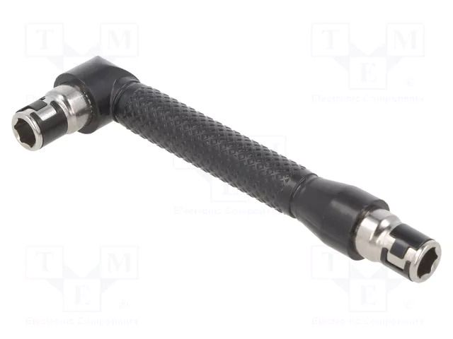 Holder; HEX 1/4"; Overall len: 105mm; angular,magnetic YATO YT-04630
