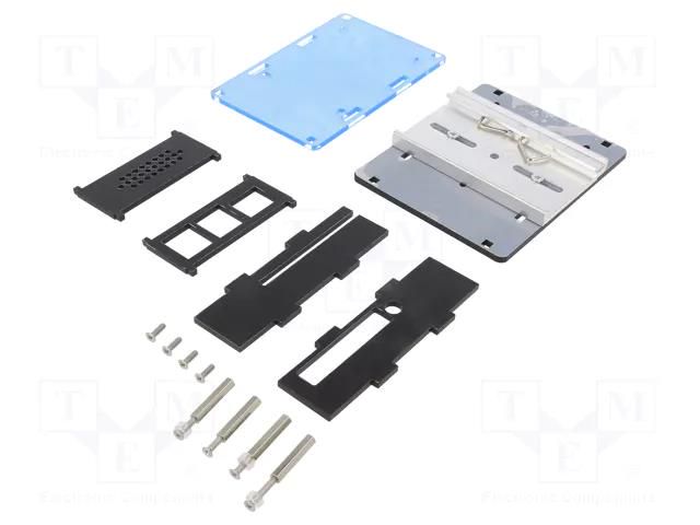 Enclosure: for computer; Raspberry Pi 4 B; black GRAVLASER GRL-15871