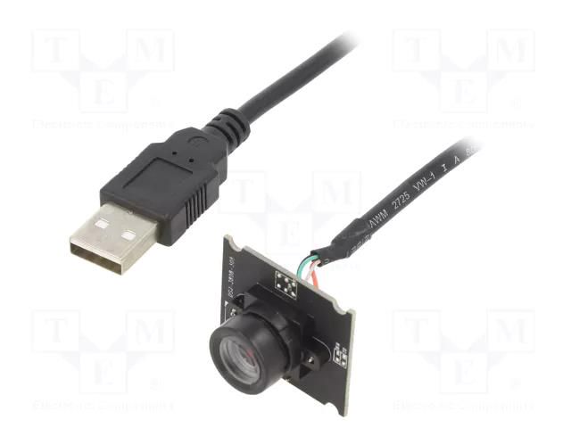 Module: camera; Resolution: 640x480px; 5VDC; USB; 30x25x21.4mm DFROBOT DF-FIT0701