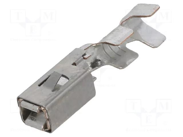 Contact; female; tinned; 1÷2mm2; bulk; crimped; straight; MINI F280 MTA 1108331