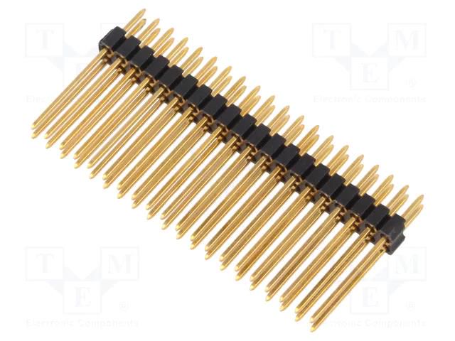 Connector: pin strips; pin header; male; PIN: 40; straight; THT FISCHER ELEKTRONIK SLVW4.080.40G