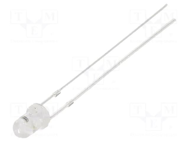 LED; UV; 30°; 20mA; 400÷410nm; 3÷5VDC; THT; blinking; 1.8Hz OPTOSUPPLY OSV5DS3131A