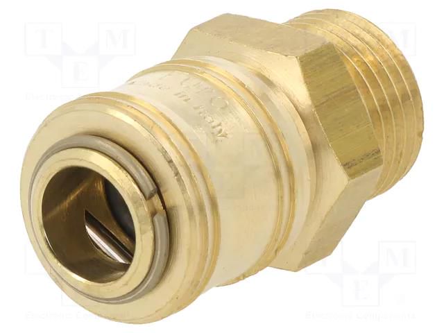 Quick connection coupling EURO; brass; Ext.thread: 1/2" METABO MTB.7802009105