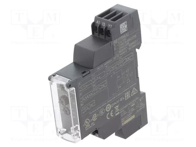 Timer; 0,1s÷100h; SPDT; 250VAC/8A; Usup: 12VAC; 12VDC; Zelio Time SCHNEIDER ELECTRIC RE17RMJU
