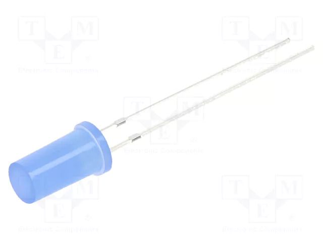 LED; blue; 5mm; 150÷220mcd; 180°; Front: flat; 2.8÷3.6VDC OPTOSUPPLY OSB5SA5TK4A