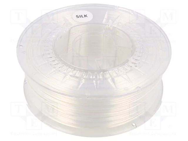 Filament: SILK; Ø: 1.75mm; white; 225÷245°C; 1kg DEVIL DESIGN DEV-SILK-1.75-WH