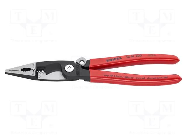 Pliers; cutting,universal; 200mm KNIPEX KNP.1391200