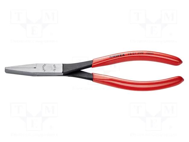 Pliers; flat; 200mm KNIPEX KNP.2801200