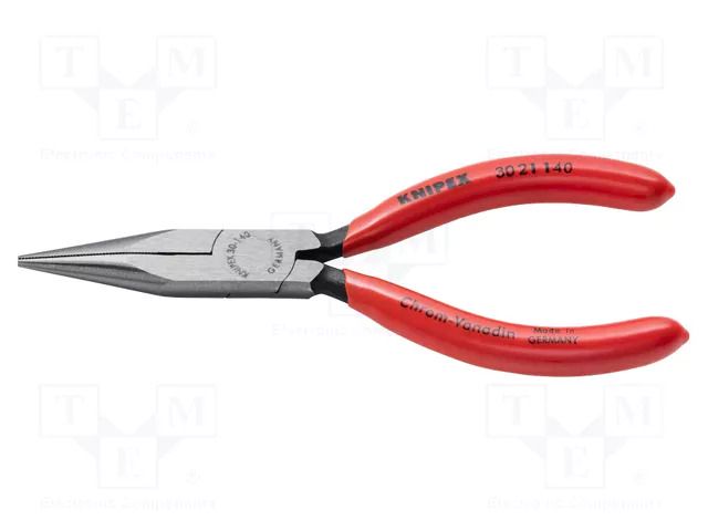Pliers; flat,elongated; 140mm KNIPEX KNP.3021140