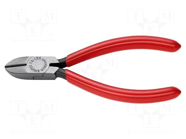 Pliers; side,cutting,precision; 125mm KNIPEX KNP.7601125