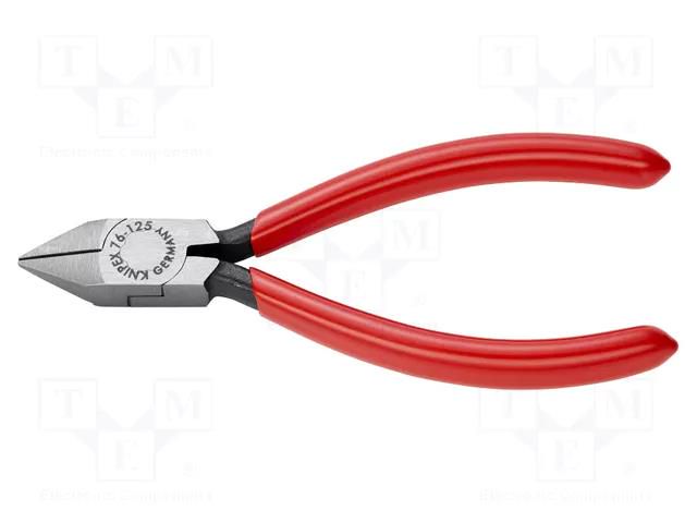 Pliers; side,cutting,precision; 125mm KNIPEX KNP.7681125
