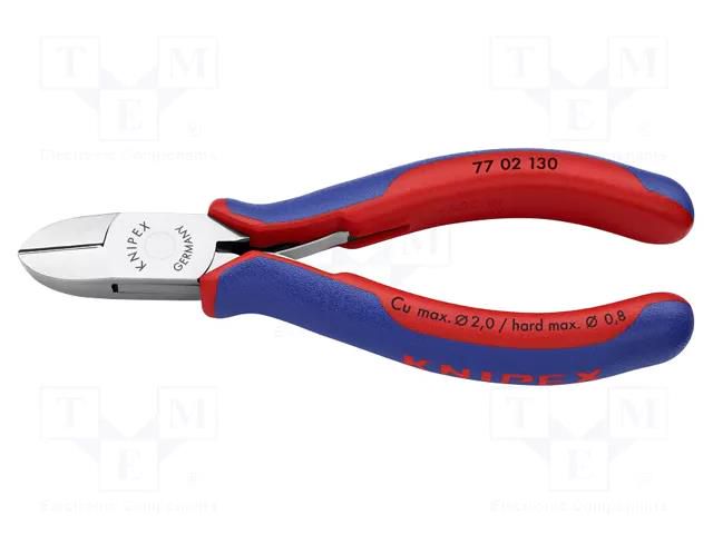 Pliers; side,cutting,precision; 130mm KNIPEX KNP.7702130