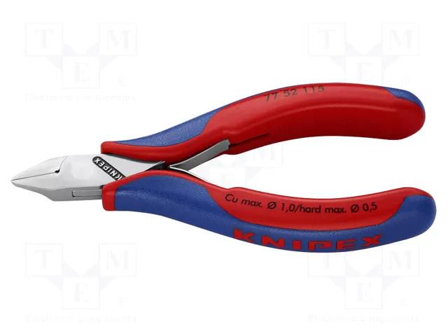 Pliers; side,cutting,precision; 115mm KNIPEX KNP.7752115