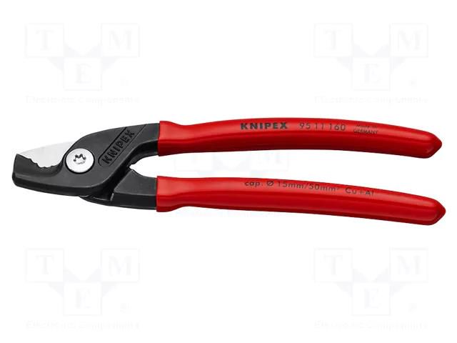 Cutters; cutting; 160mm; Cut: without chamfer KNIPEX KNP.9511160