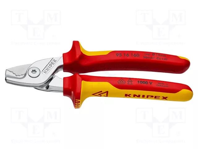 Cutters; cutting; 160mm; Cut: without chamfer KNIPEX KNP.9516160