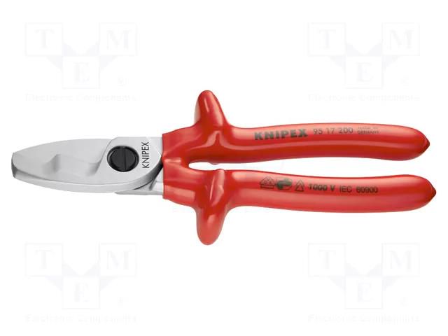 Cutters; 200mm; Application: for cables KNIPEX KNP.9517200