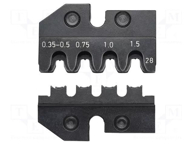 Crimping jaws; Superseal 1.5 terminal KNIPEX KNP.974928
