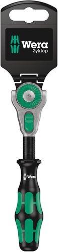 8000 A SB Zyklop Speed Ratchet with 1/4" drive, 1 x 1/4"x152.0, Wera 05073260001
