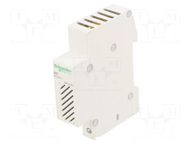 Signaller; 8÷12VAC; IP20; for DIN rail mounting; 18x81x72mm SCHNEIDER ELECTRIC A9A15321