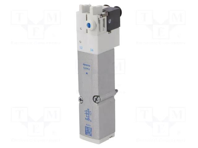 Electromagnetic valve; -0.9÷10bar; 5/2 monostable; aluminium FESTO VMPA2-M1H-M-PI