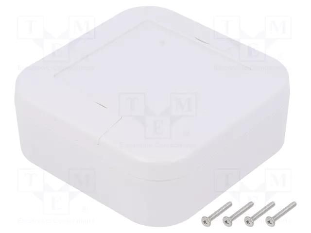 Enclosure: multipurpose; X: 100mm; Y: 100mm; Z: 40mm; WP; ASA; IP67 TAKACHI TKC-WP10-10-4G