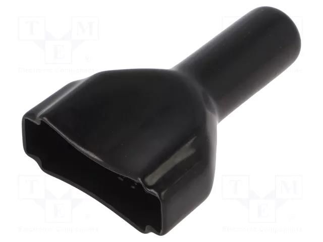 Plug cover; female; PIN: 12; DT; black DEUTSCH DT12S-BT-BK