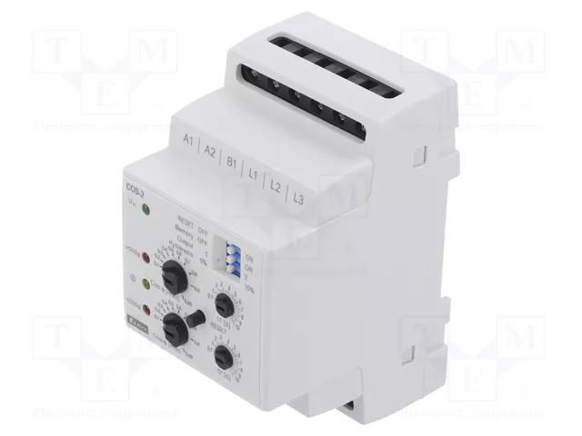 Power factor monitoring relay; power factor cosφ; 230VAC; COS-2 ELKO EP COS-2/230V