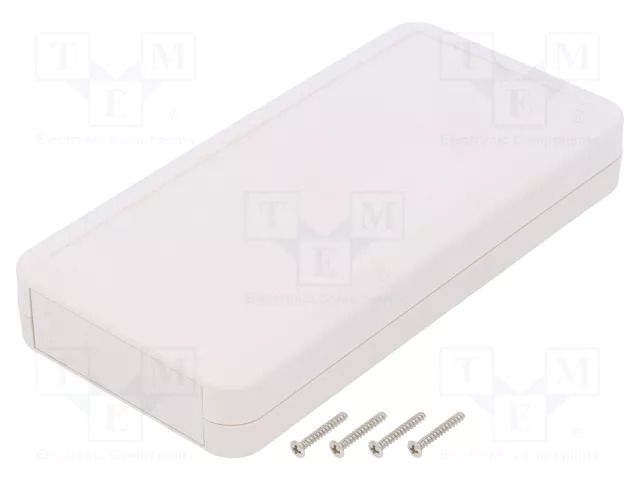 Enclosure: multipurpose; X: 80mm; Y: 165mm; Z: 27mm; LC; ABS; white TAKACHI TKC-LC165-M4-W