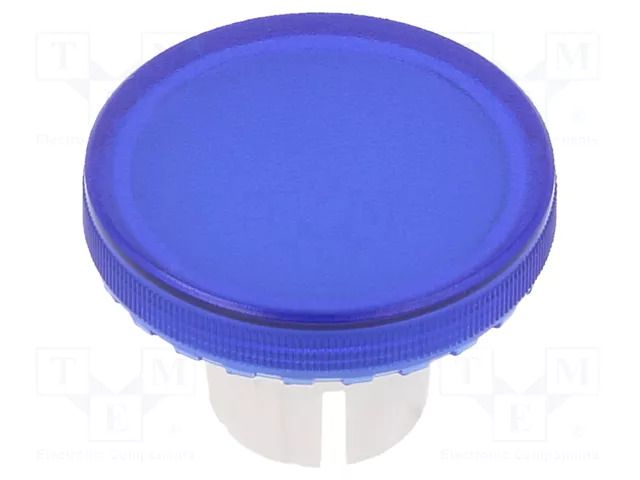 Actuator lens; 22mm; 61; blue,transparent; plastic EAO 61-9642.6