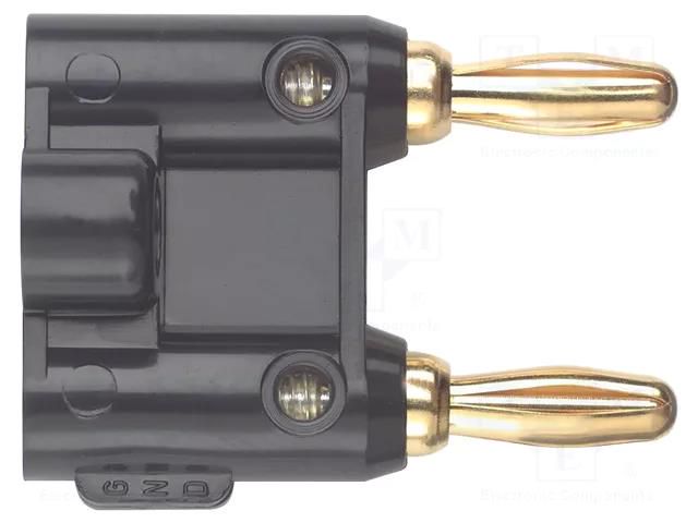 Connector: 4mm banana; stackable safety shunt; 15A; 33VAC; 70VDC POMONA POM-4892-0