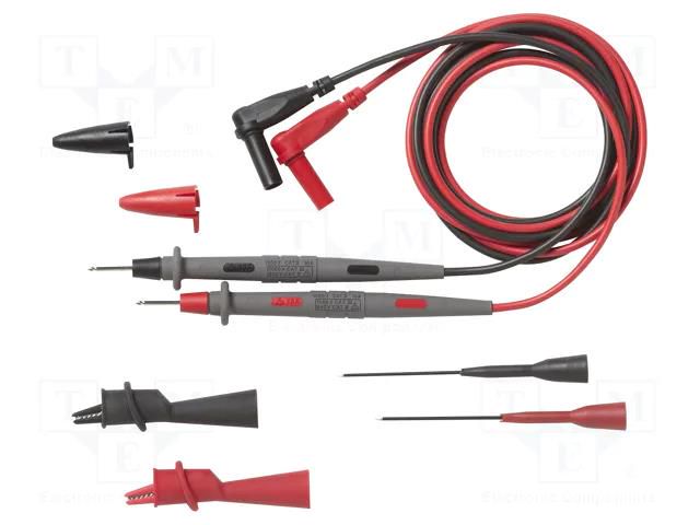 Test leads; black,red POMONA POM-6343