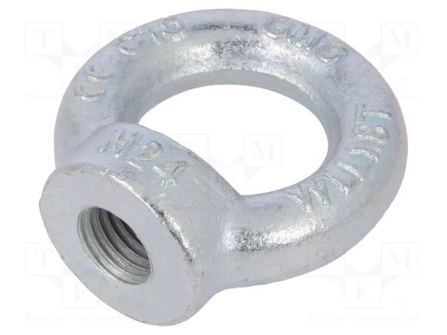 Lifting eye nut; eye; M24; steel; Plating: zinc; DIN 582; 50mm DROMET D-NZU24